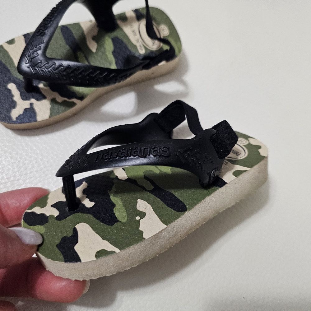 Havaianas Baby Camouflage Flip Flops 5c